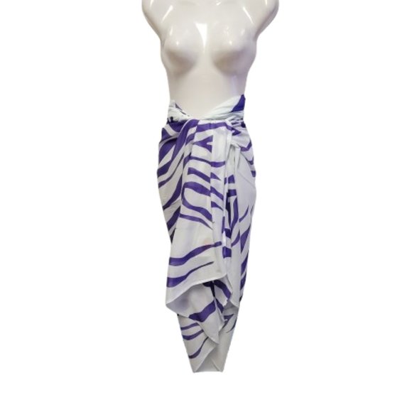 Cover-Ups Swimsuit Cover Ups, Beachwear Wraps, Halter or Strapless Wrap Dress - Picture 7 of 7